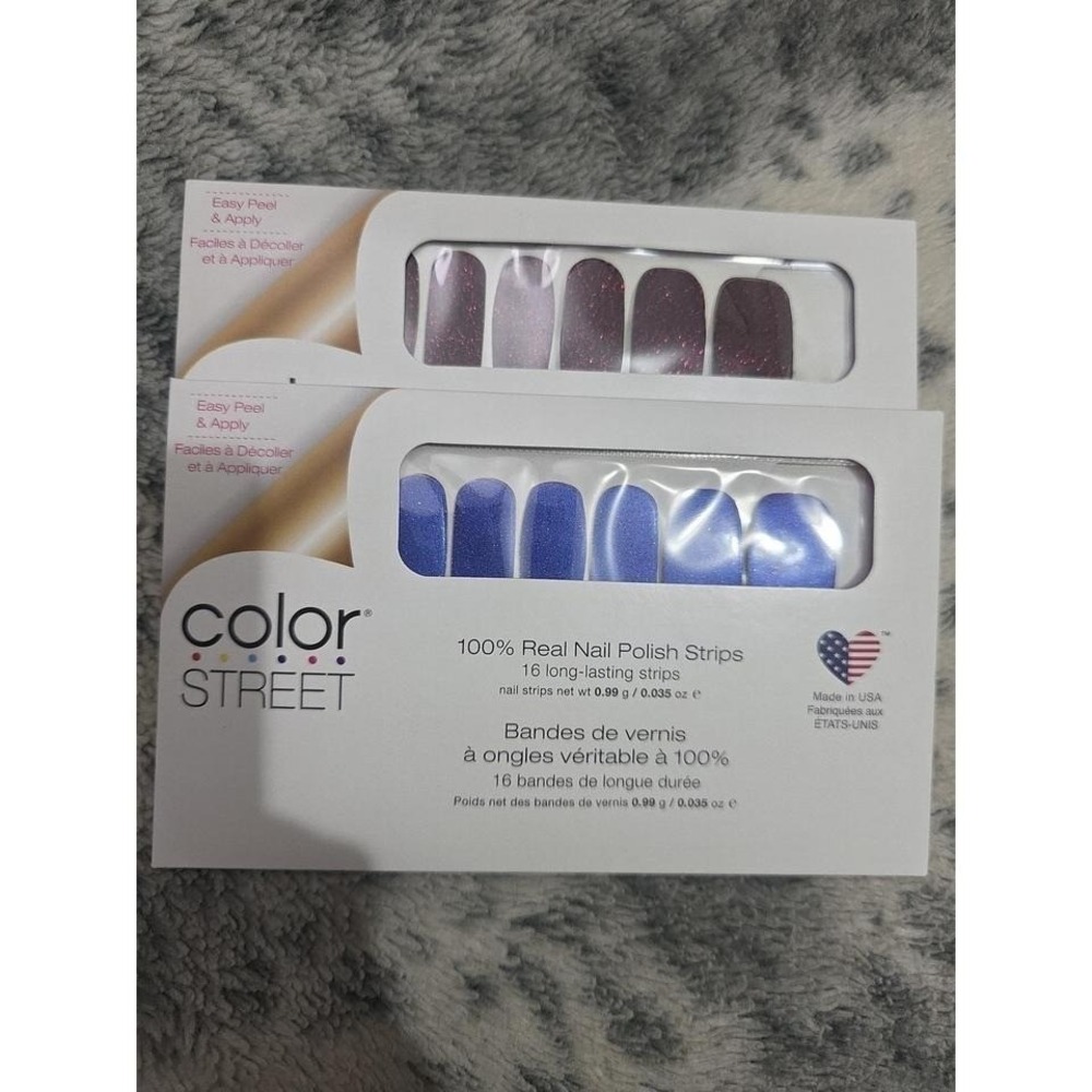 Color Street Nail Strip Bundle: Russian Around and Juneau the Drill